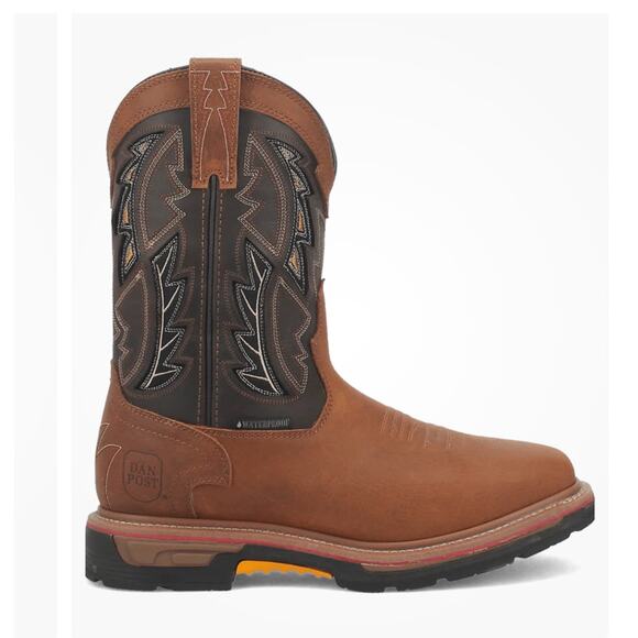 Dan Post Men's Warrior Work Certified Boots Hurrican Series Size 8 Wide NIB - Picture 1 of 12